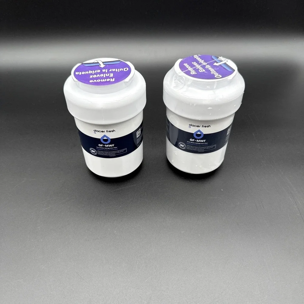 2 Glacier Fresh Filters GF-MWF for GE Refrigerator Water Filter -See Pictures-